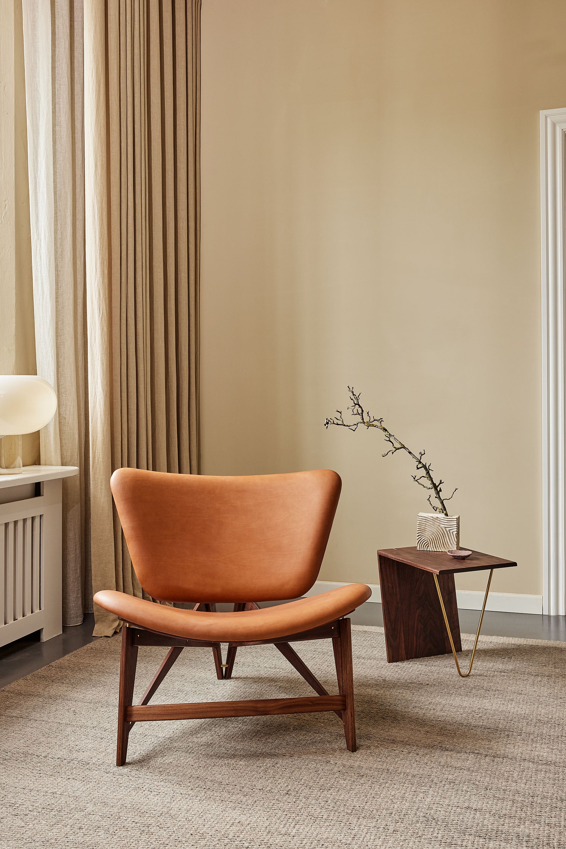 Lounge chair JN15 Leather