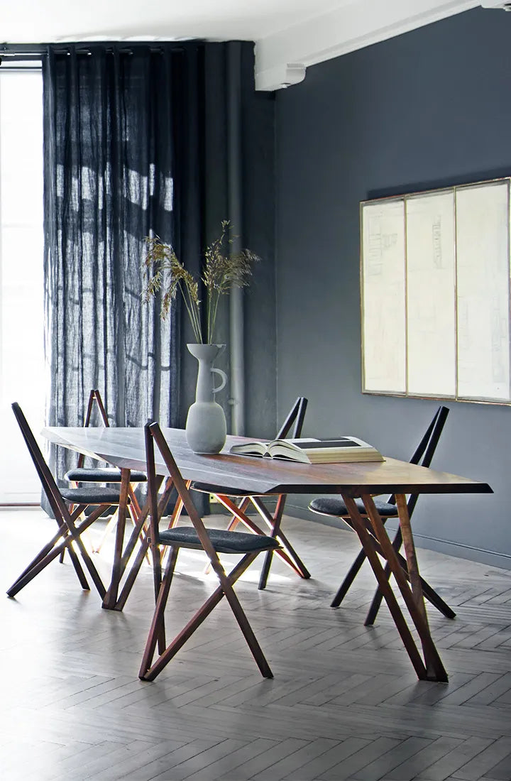 Dining table JN01 in walnut wood